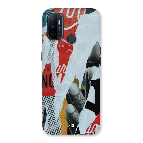 Fabulous Paper Cutout Back Case for Oppo A33 (2020)