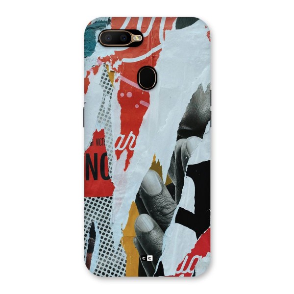 Fabulous Paper Cutout Back Case for Oppo A5s