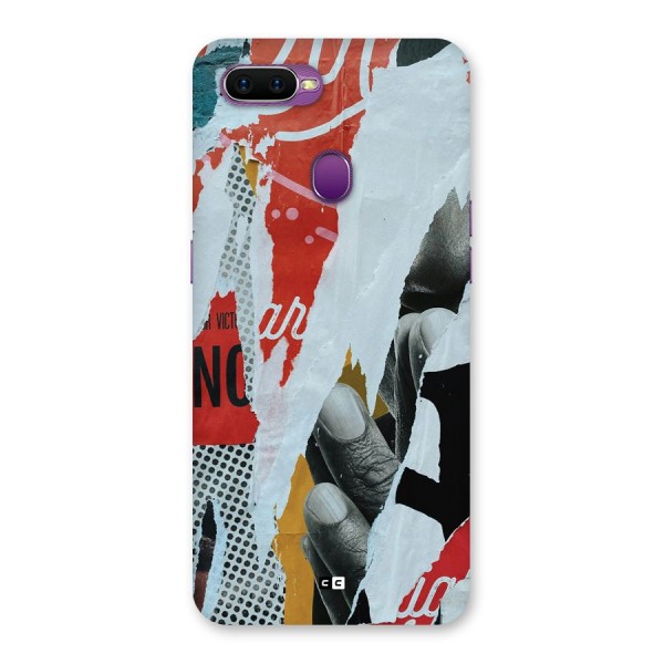Fabulous Paper Cutout Back Case for Oppo F9