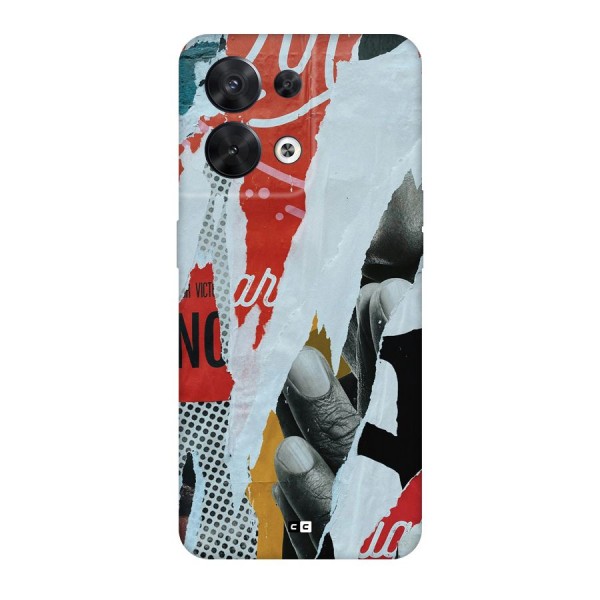 Fabulous Paper Cutout Back Case for Oppo Reno8 5G
