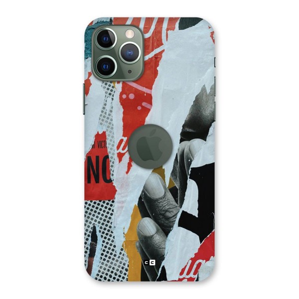 Fabulous Paper Cutout Back Case for iPhone 11 Pro Logo Cut