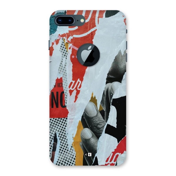 Fabulous Paper Cutout Back Case for iPhone 7 Plus Logo Cut