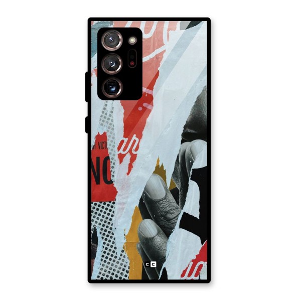 Fabulous Paper Cutout Glass Back Case for Galaxy Note 20 Ultra 5G