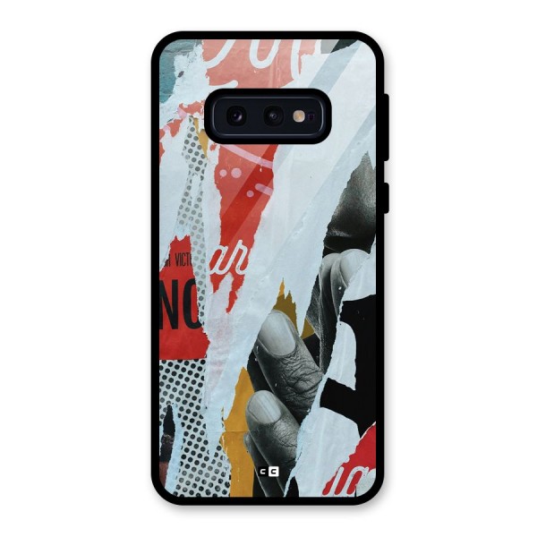 Fabulous Paper Cutout Glass Back Case for Galaxy S10e