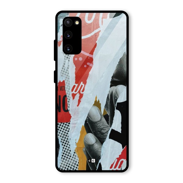 Fabulous Paper Cutout Glass Back Case for Galaxy S20 FE 5G
