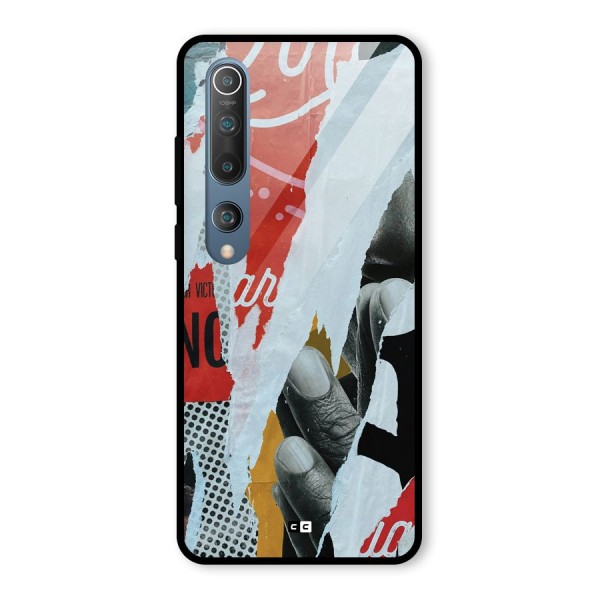Fabulous Paper Cutout Glass Back Case for Mi 10