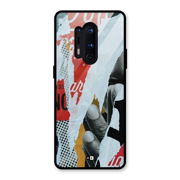 Fabulous Paper Cutout Glass Back Case for OnePlus 8 Pro