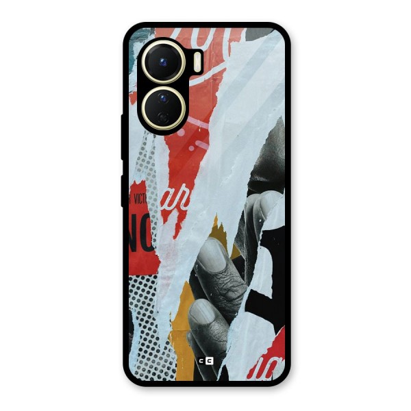 Fabulous Paper Cutout Glass Back Case for Vivo Y16
