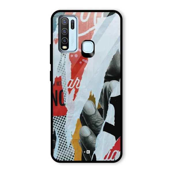 Fabulous Paper Cutout Glass Back Case for Vivo Y30
