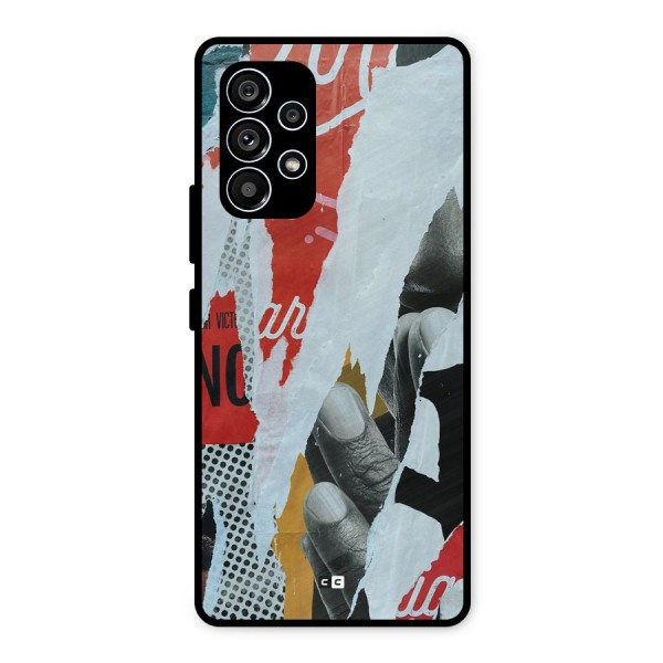 Fabulous Paper Cutout Metal Back Case for Galaxy A53 5G