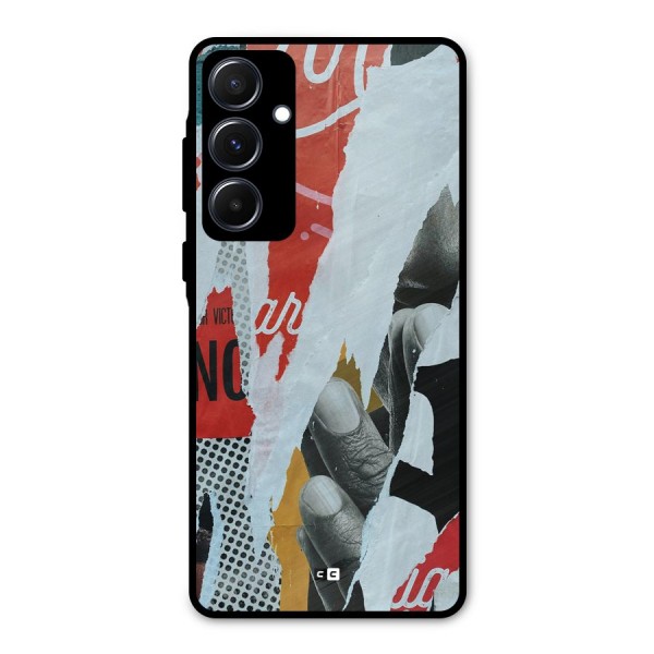 Fabulous Paper Cutout Metal Back Case for Galaxy A55