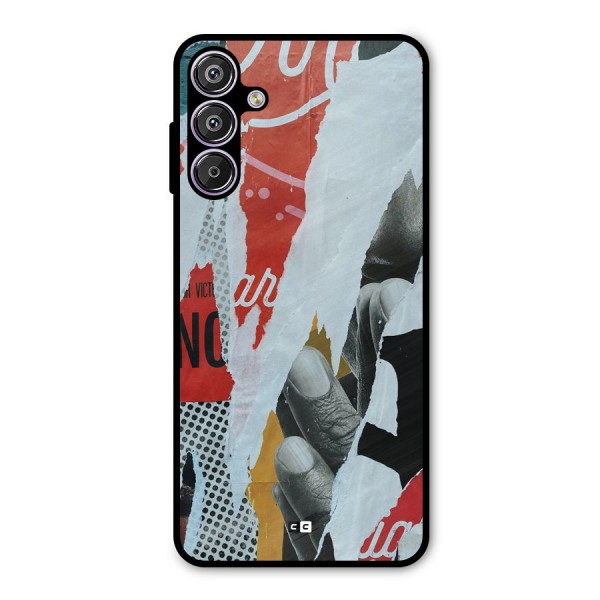 Fabulous Paper Cutout Metal Back Case for Galaxy F15