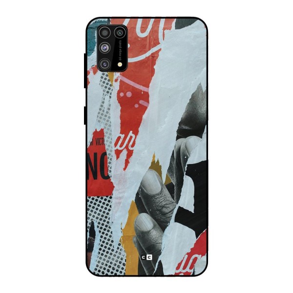 Fabulous Paper Cutout Metal Back Case for Galaxy F41