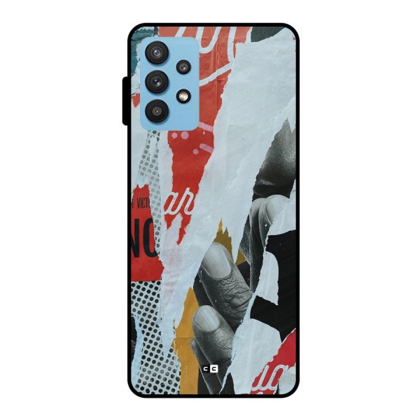 Fabulous Paper Cutout Metal Back Case for Galaxy M32 5G