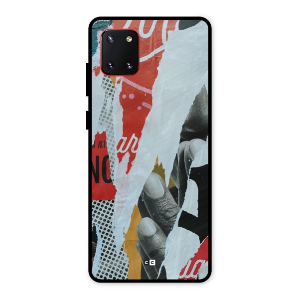 Fabulous Paper Cutout Metal Back Case for Galaxy Note 10 Lite