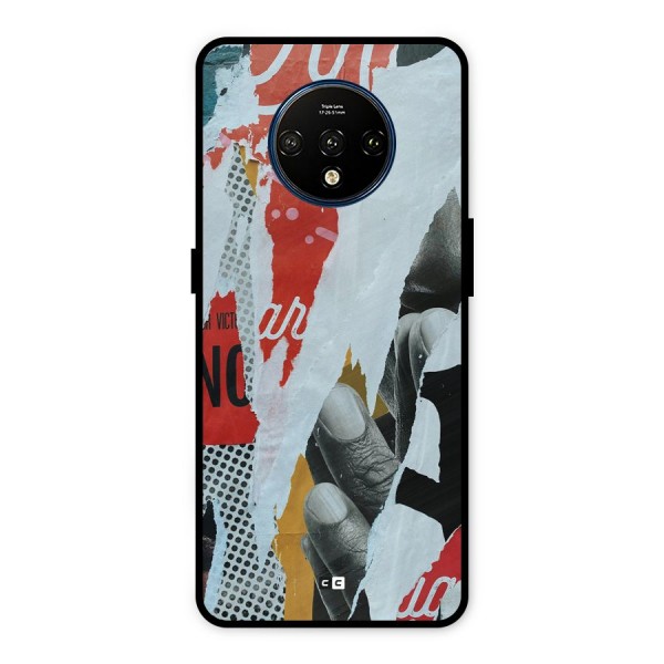 Fabulous Paper Cutout Metal Back Case for OnePlus 7T