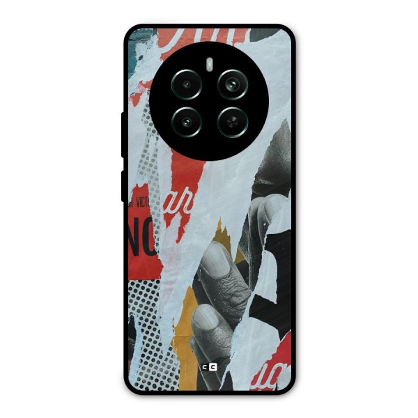 Fabulous Paper Cutout Metal Back Case for Realme 12 Pro Plus