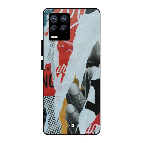 Fabulous Paper Cutout Metal Back Case for Realme 8 Pro