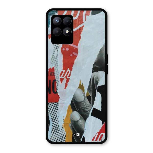 Fabulous Paper Cutout Metal Back Case for Realme Narzo 50