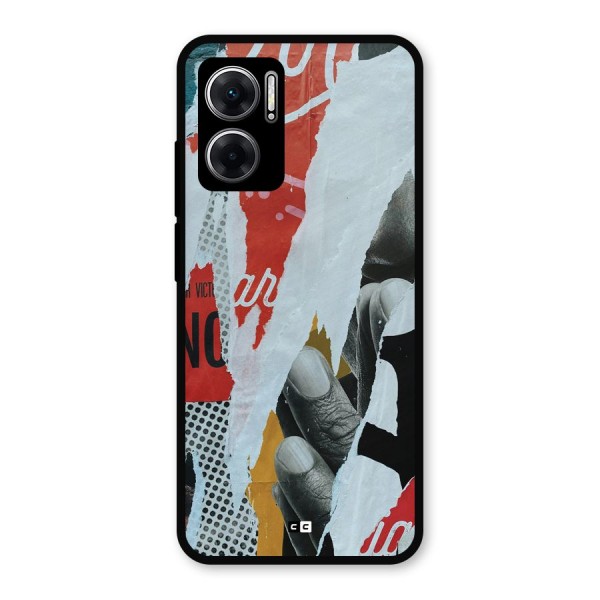 Fabulous Paper Cutout Metal Back Case for Redmi 11 Prime 5G