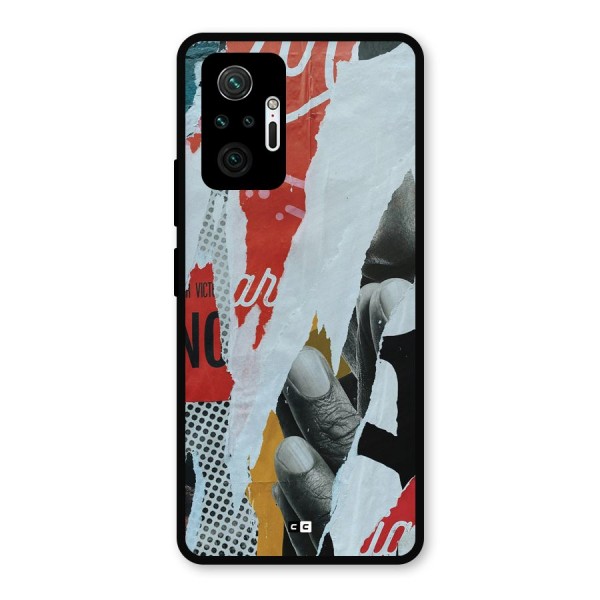 Fabulous Paper Cutout Metal Back Case for Redmi Note 10 Pro Max