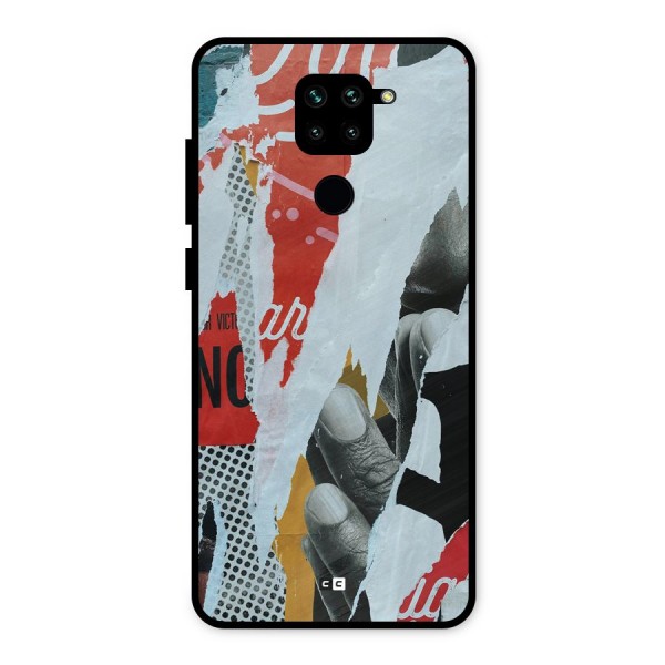 Fabulous Paper Cutout Metal Back Case for Redmi Note 9