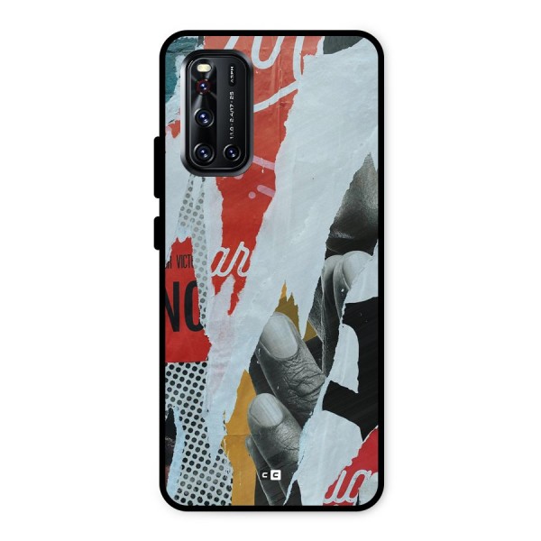Fabulous Paper Cutout Metal Back Case for Vivo V19