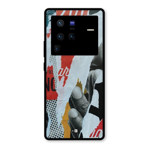 Fabulous Paper Cutout Metal Back Case for Vivo X80 Pro