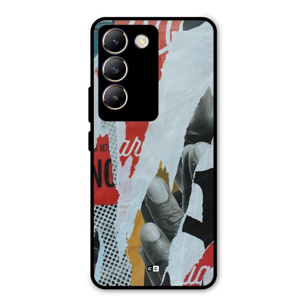 Fabulous Paper Cutout Metal Back Case for Vivo Y200e