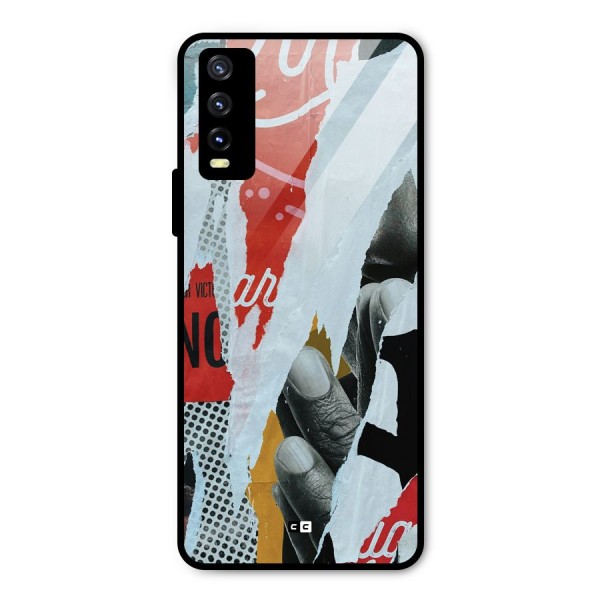 Fabulous Paper Cutout Metal Back Case for Vivo Y20i