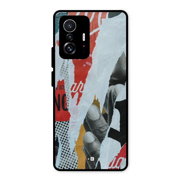 Fabulous Paper Cutout Metal Back Case for Xiaomi 11T Pro