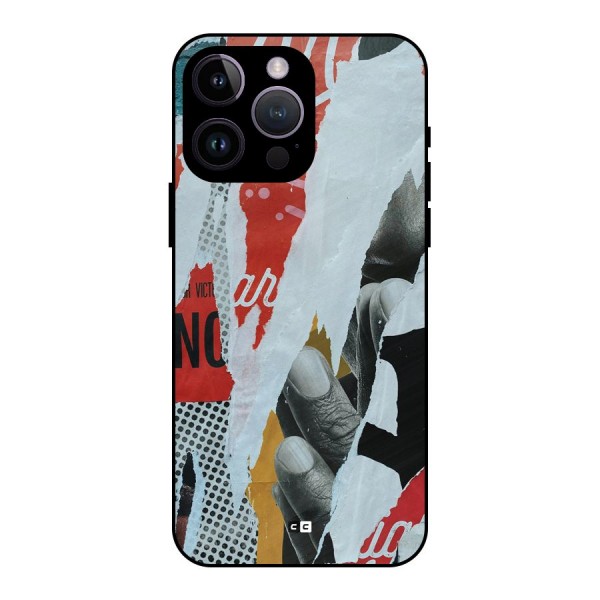 Fabulous Paper Cutout Metal Back Case for iPhone 14 Pro Max