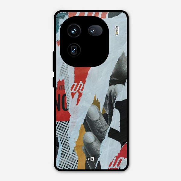 Fabulous Paper Cutout Metal Back Case for iQOO 12