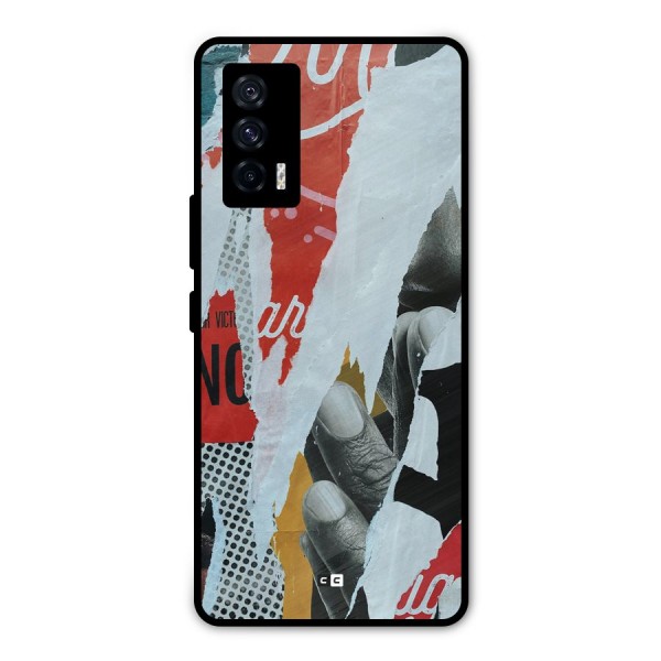 Fabulous Paper Cutout Metal Back Case for iQOO 7 5G