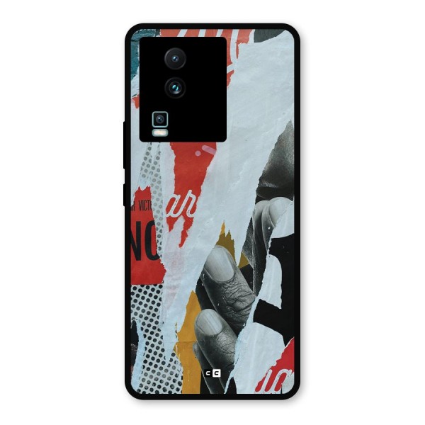 Fabulous Paper Cutout Metal Back Case for iQOO Neo 7 Pro