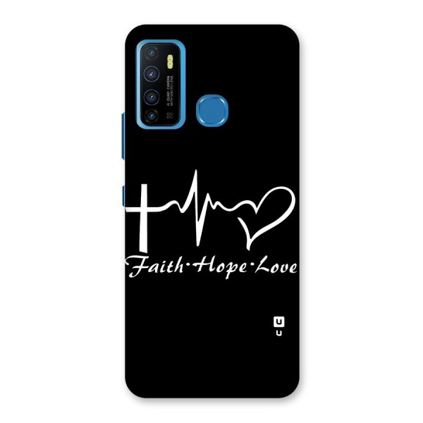 Faith Hope Love Heart Sign Back Case for Infinix Hot 9