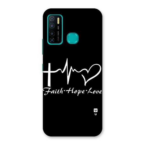 Faith Hope Love Heart Sign Back Case for Infinix Hot 9 Pro