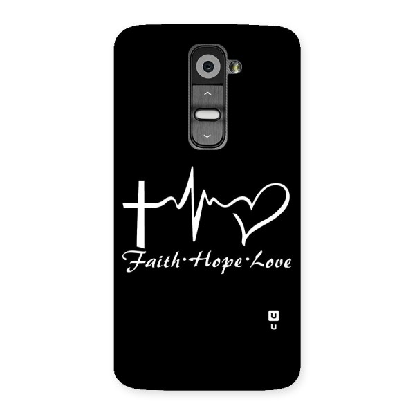 Faith Hope Love Heart Sign Back Case for LG G2