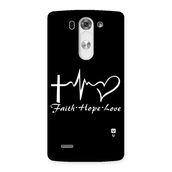 Faith Hope Love Heart Sign Back Case for LG G3 Mini