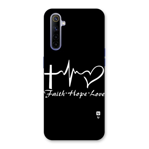 Faith Hope Love Heart Sign Back Case for Realme 6