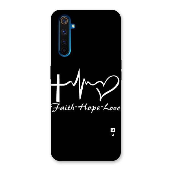 Faith Hope Love Heart Sign Back Case for Realme 6 Pro