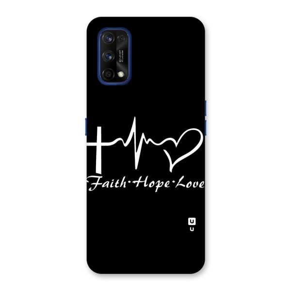 Faith Hope Love Heart Sign Back Case for Realme 7 Pro