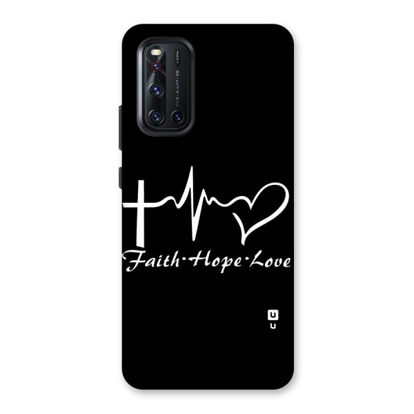 Faith Hope Love Heart Sign Back Case for Vivo V19