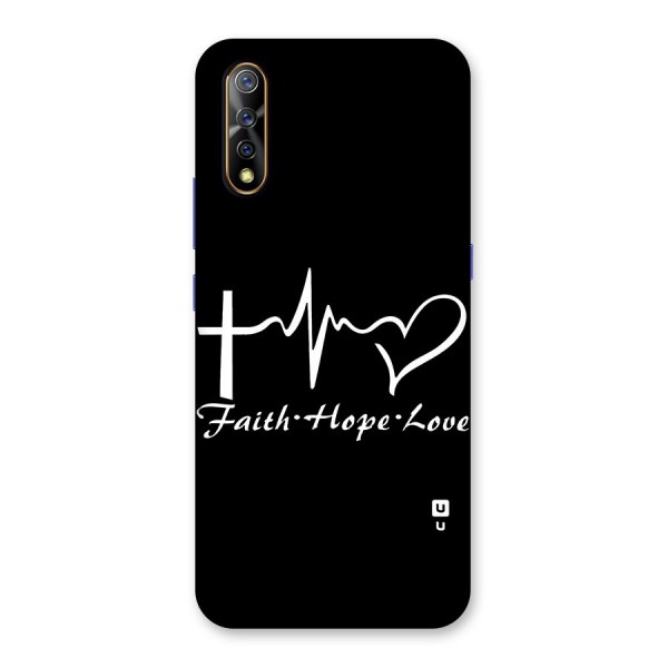 Faith Hope Love Heart Sign Back Case for Vivo Z1x