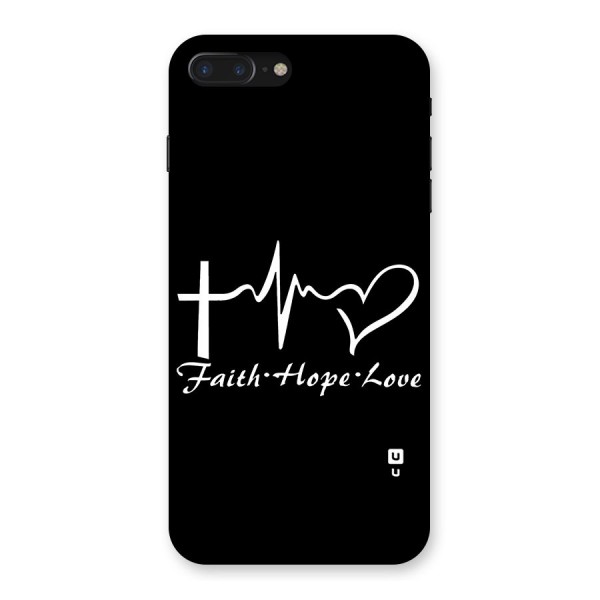 Faith Hope Love Heart Sign Back Case for iPhone 7 Plus