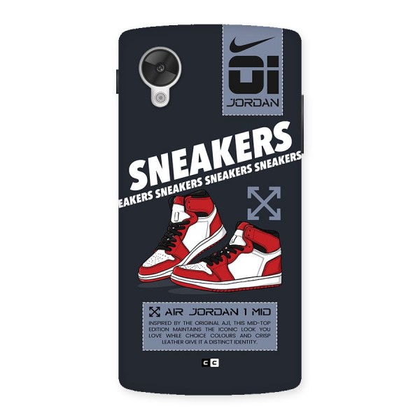 Fantastic Air Shoes Back Case for Google Nexus 5