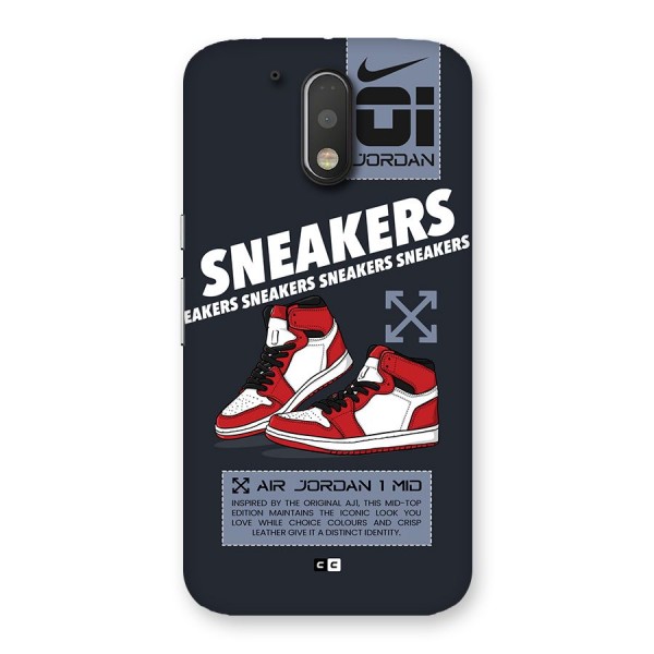 Fantastic Air Shoes Back Case for Moto G4 Plus
