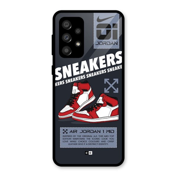 Fantastic Air Shoes Glass Back Case for Galaxy A32