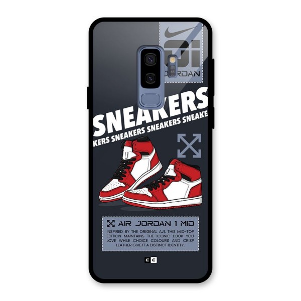 Fantastic Air Shoes Glass Back Case for Galaxy S9 Plus