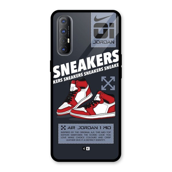 Fantastic Air Shoes Glass Back Case for Oppo Reno3 Pro